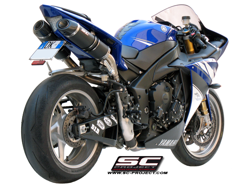 SC プロジェクト オーバルライン スリップオン カーボン YAMAHA YZF-R1