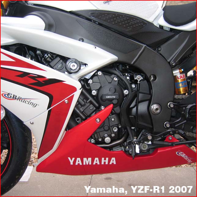 YZF-R1 M（15年） レーシングスライダー（フレーム AGRAS（アグラス） ジュラコン(R) クランク） ロゴ無 ホワイト バイク用品 |  progrez.pe