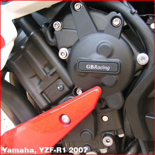 GBレーシング YZF-R1 モーターサイクルプロテクション付きスライダー YAMAHA 07-08