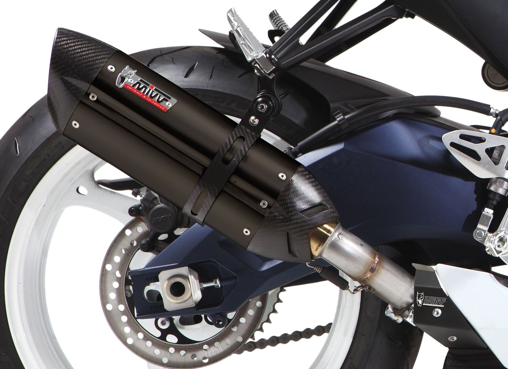 Mivv Exhaust GSX-R750 11-17 SUONO ブラックス リップオン S.036.L9