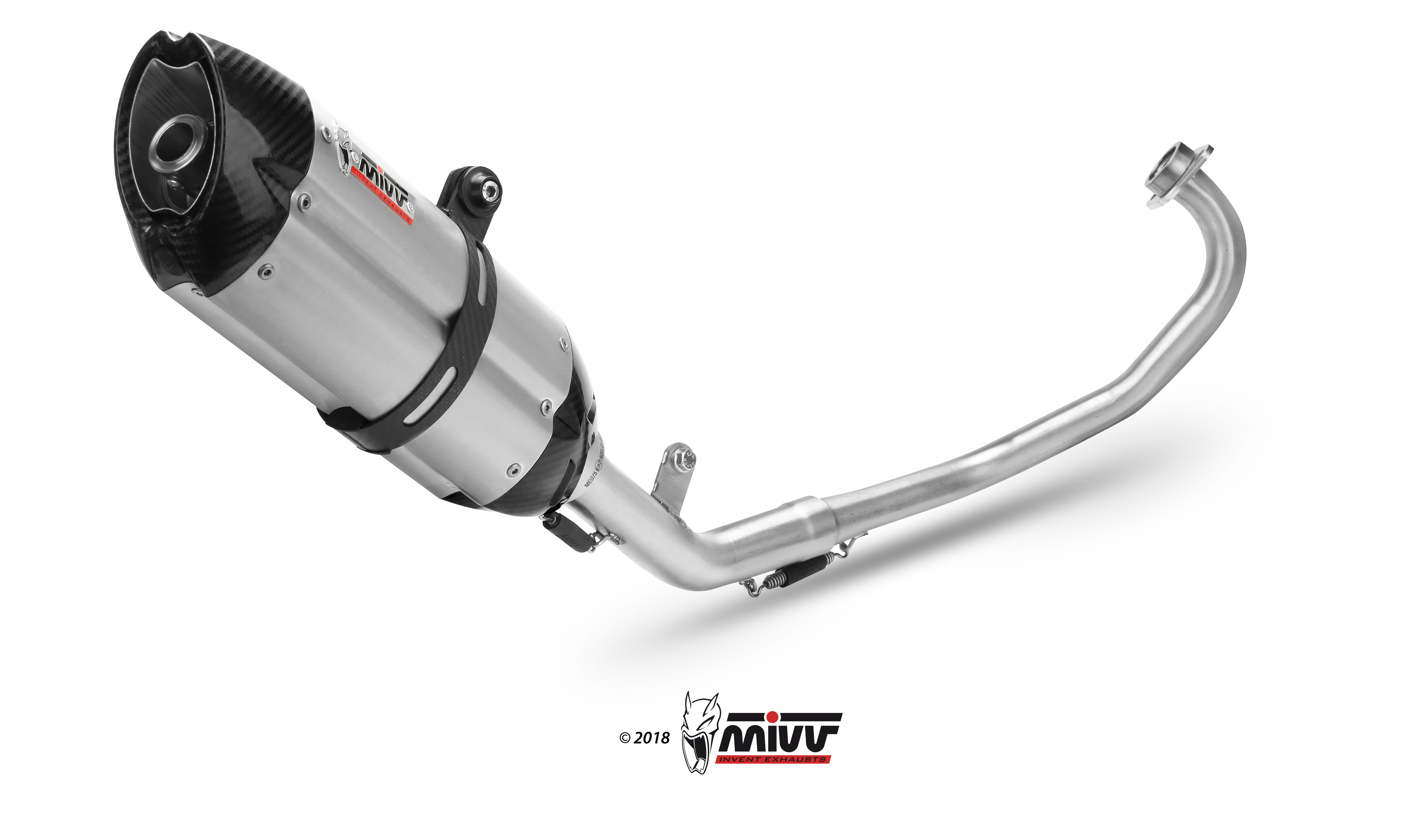 品質満点 Mivv Exhaust MT-125 2015-2019 フルシステム SUONO 触媒付き