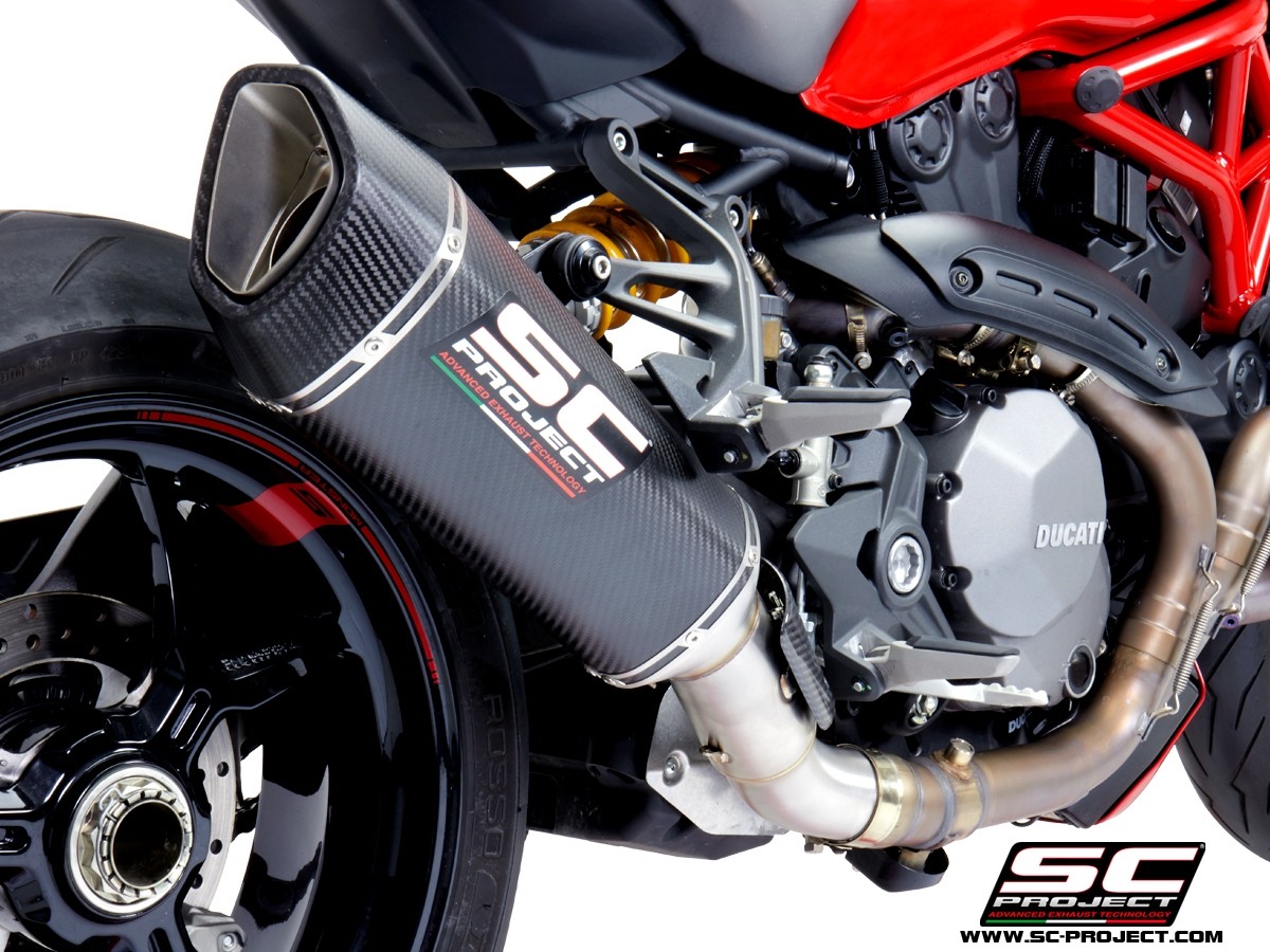 SCプロジェクト Ducati Monster 1200S 17-21 SC1-R スリップオン 