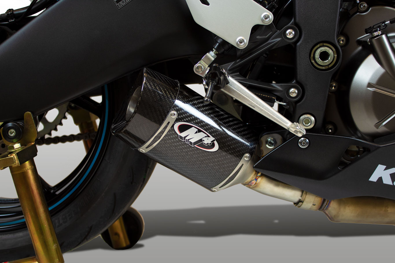 M4 Exhaust ZX-6R 2009-2023 スリップオン Street Slayer カーボン