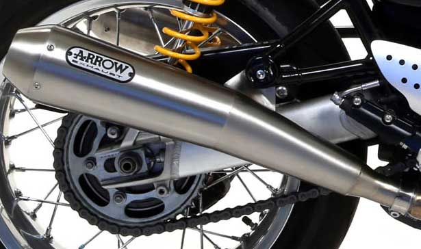 Arrow トライアンフ Thruxton1200 16-20 Dualスリップオン プロ