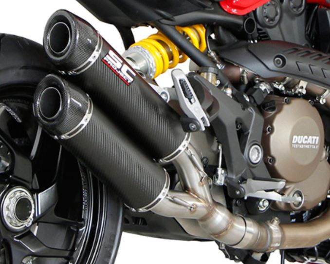 SCプロジェクト Ducati モンスター1200/S 2014-2016 GPテックツイン ...