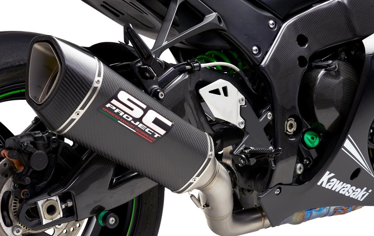 ZX10R AKRAPOVIC サイレンサー＆リンクパイプ - マフラー