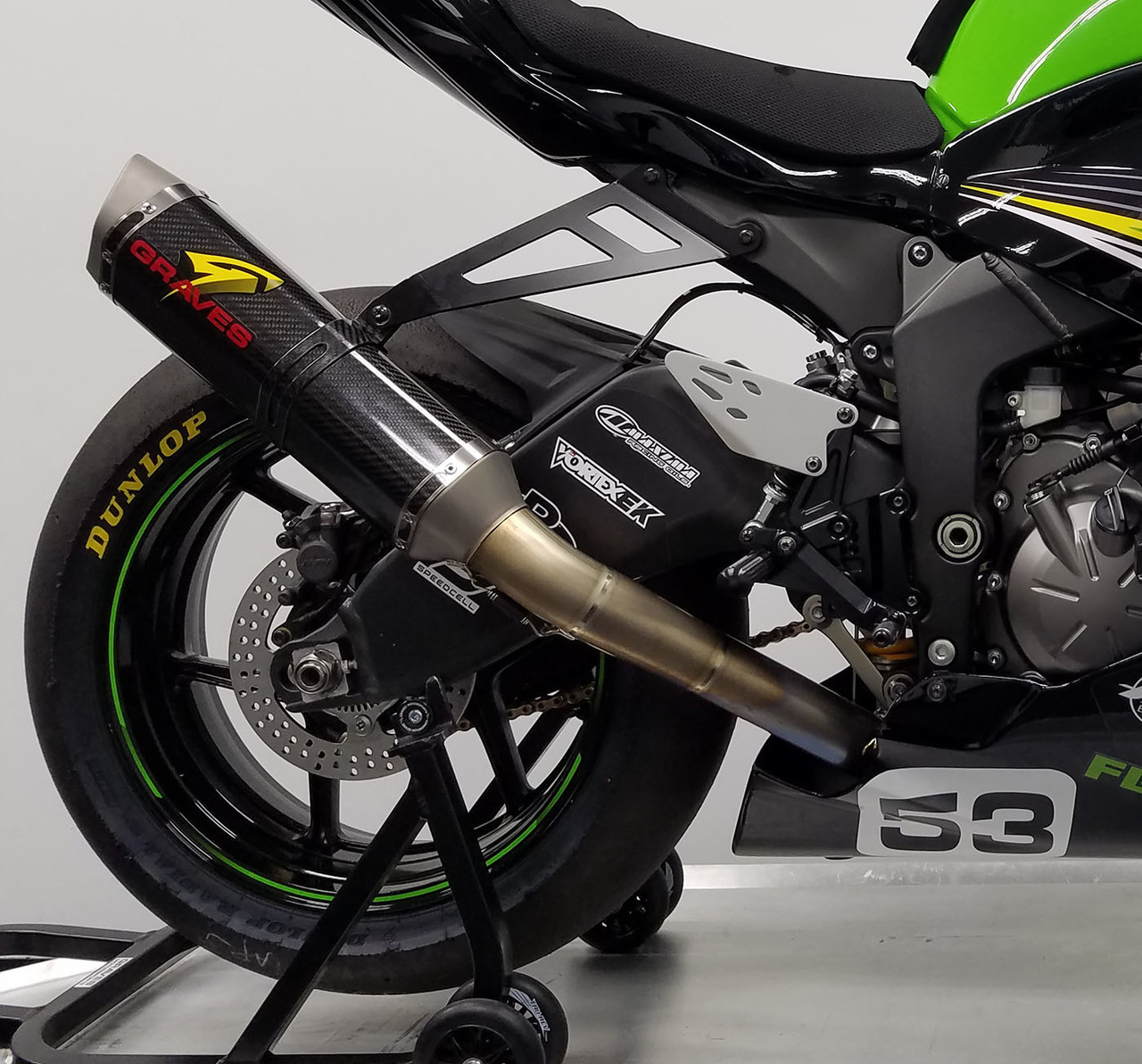 Graves Motorsports ZX-6R 2019-2023 カーボンフルエキ EXK-19ZX6-FTCW2