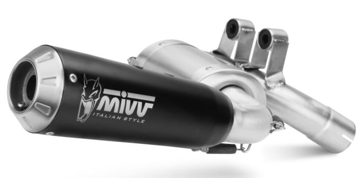 超激得新作Mivv F900R 20-23 スリップオン X-M1 ブラックステンレス パーツ