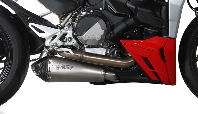 限られたアイテムの-Mivv Exhaust BMW K1300R 09-•16 スリップオン 