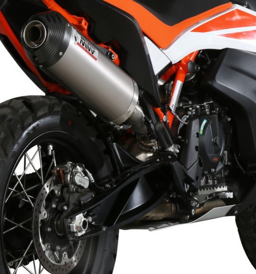 送料無料・名入れ彫刻 Mivv Exhaust 890Adventure 20-23 スリップオン