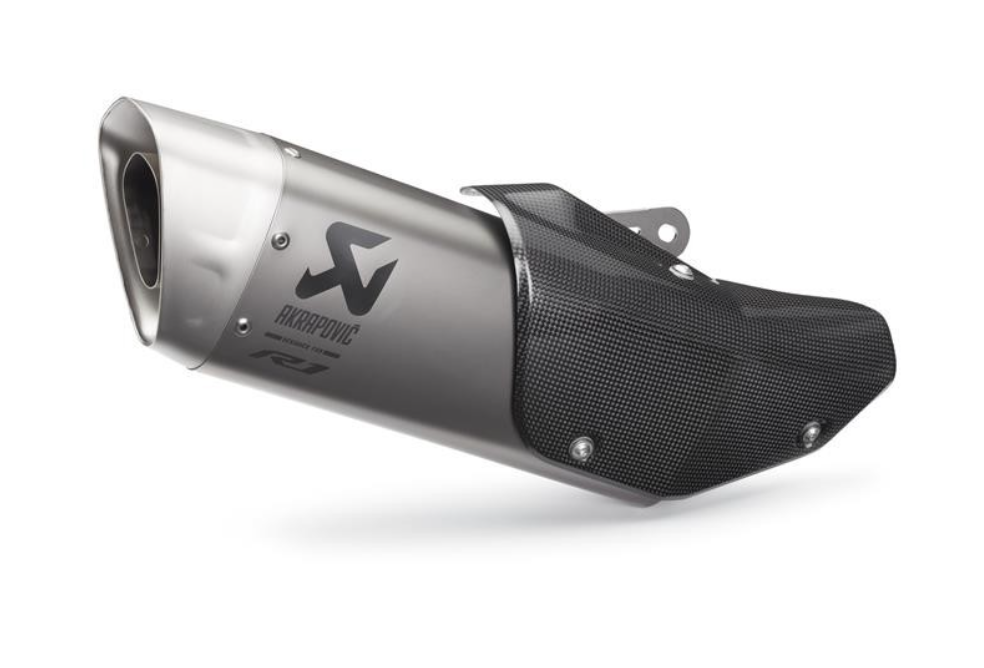 欧州ヤマハ純正 YZF-R1 RN49 17-24 Euro 4 Akrapovic スリップオン チタン 90798-30112-00